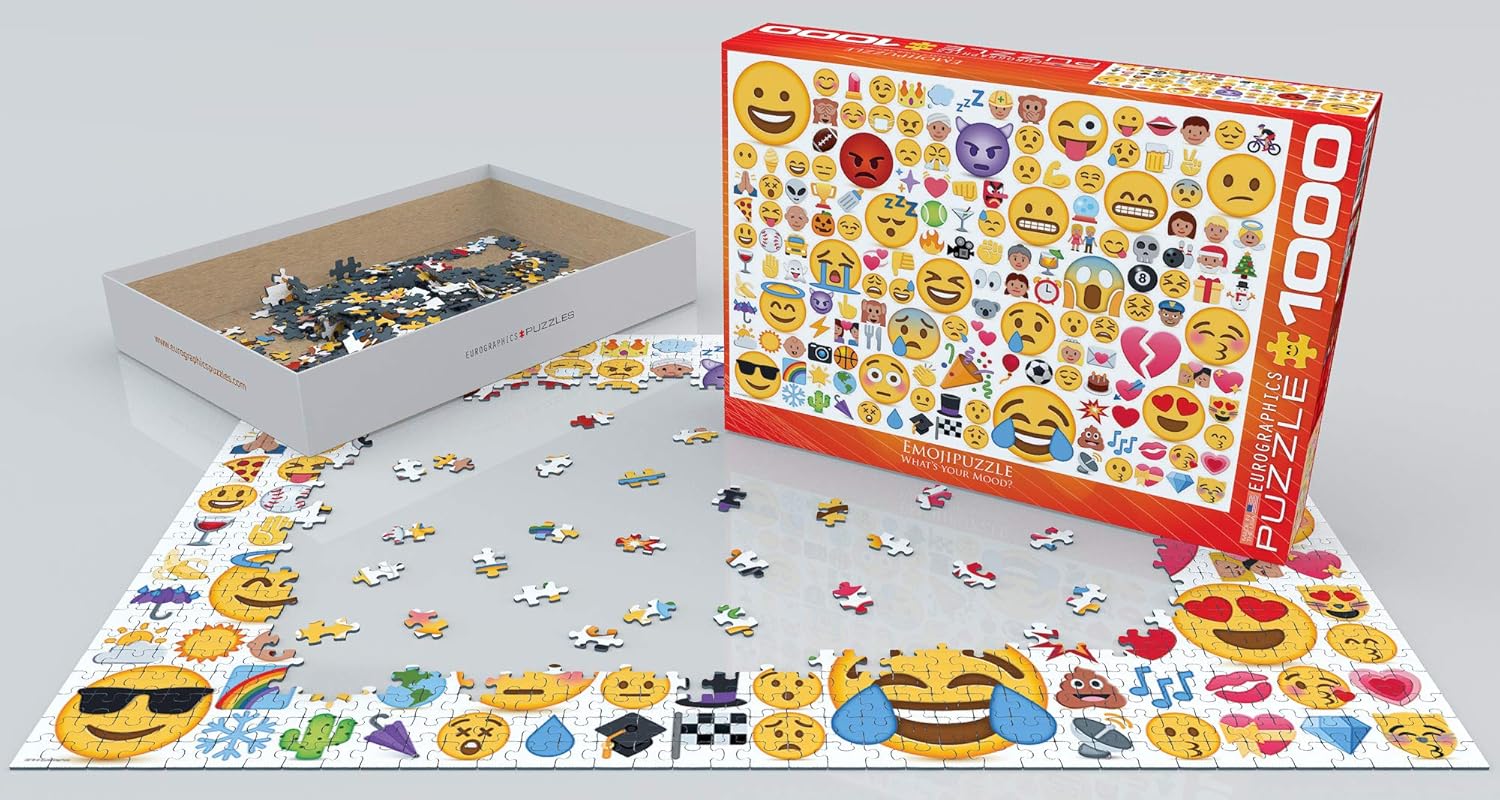 現品限り一斉値下げ 絵文字パズル ユーログラフィックス 1000ピース ジグソーパズル What S 6000 0816 Mood Your ジグソーパズル Www Abraforte Com Br