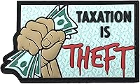 Vista 1 de Patriot Patch Co - Impuestos es Robo - Parche