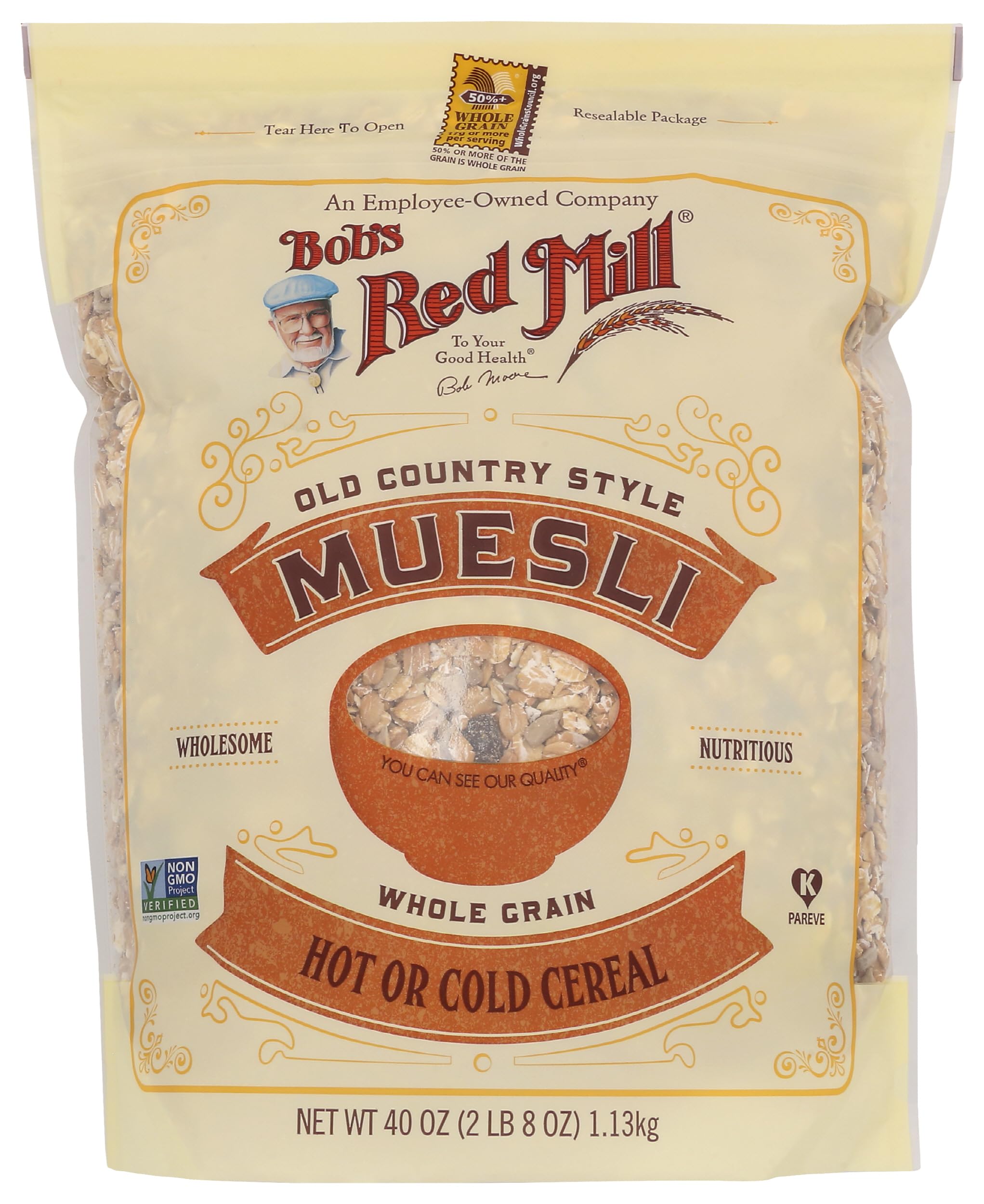 Muesli, Old Country Style, Whole Grain, 1.13kg