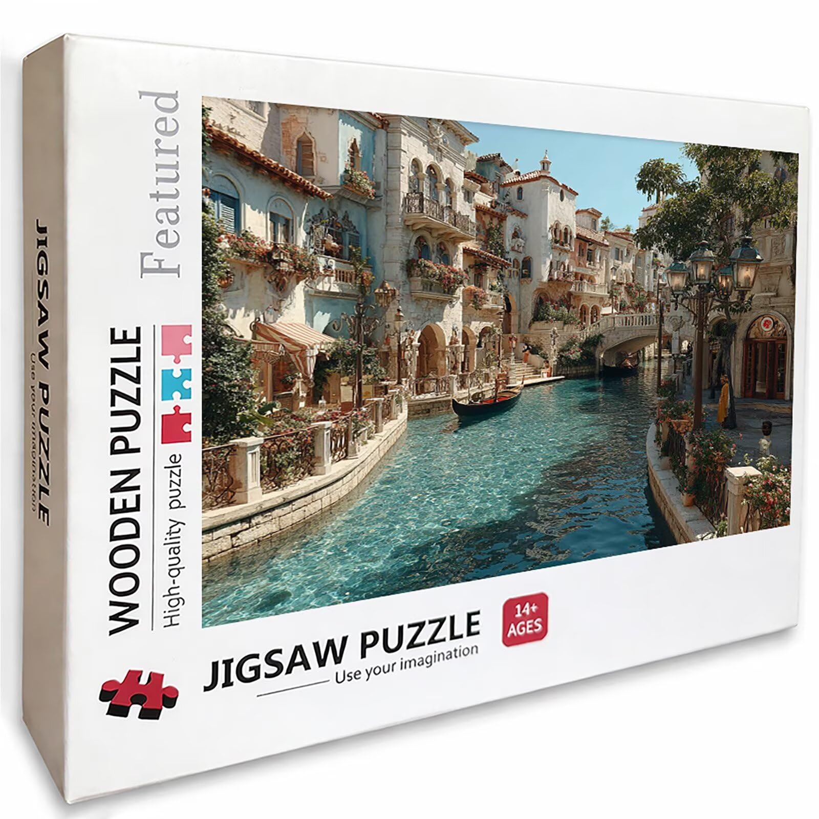 Drewniana łamigłówka, puzzle krajobrazowe 2000 sztuk dla dorosłych z kompaktowym pudełkiem 99x70 cm, wymagające puzzle, kreatywne gry logiczne dla mężczyzn kobiet, letnia dekoracja, prezent dla