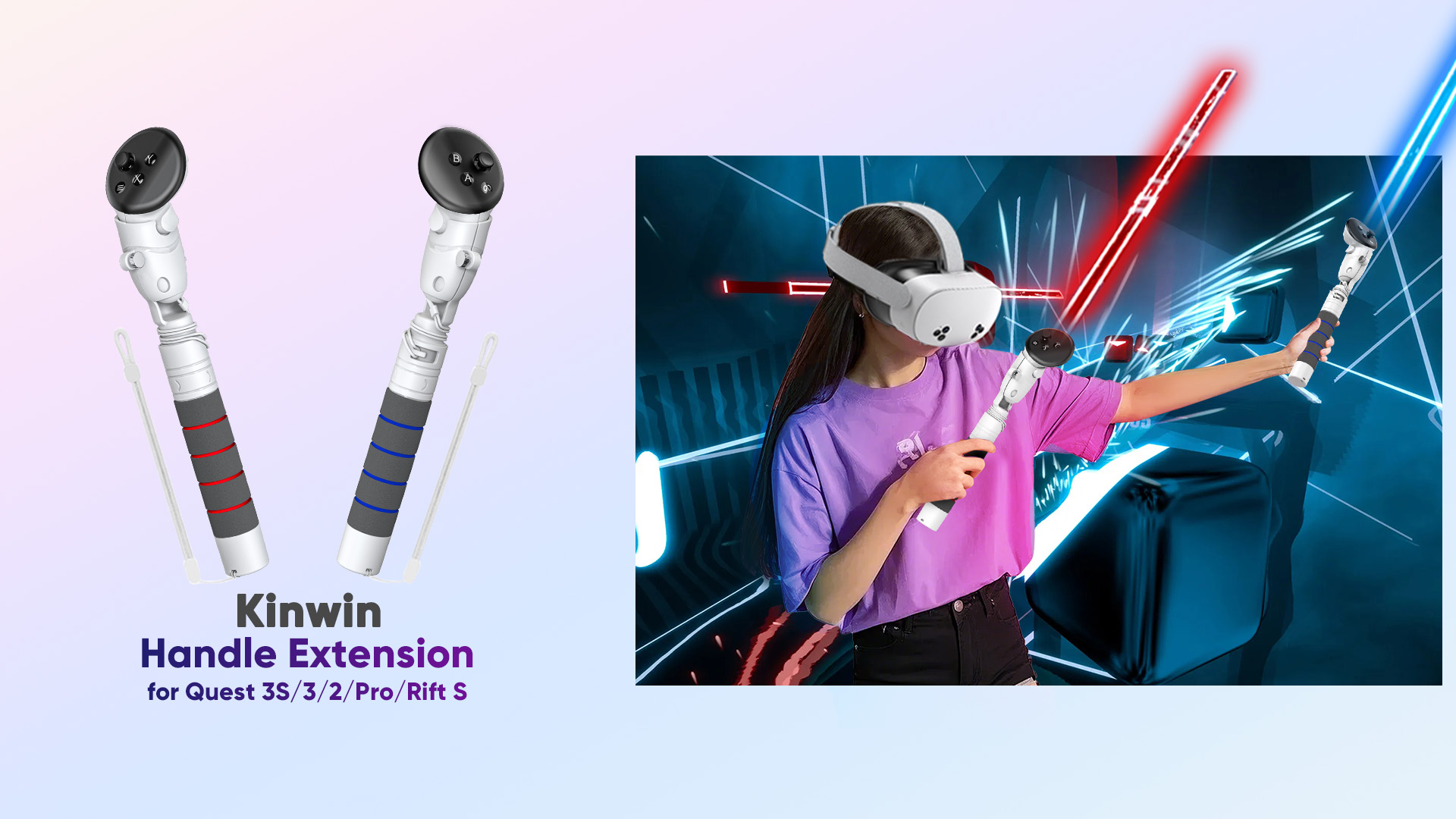 Amazon.com: 4-in-1 Gorilla Tag Long Arms for Meta Quest 3S/for