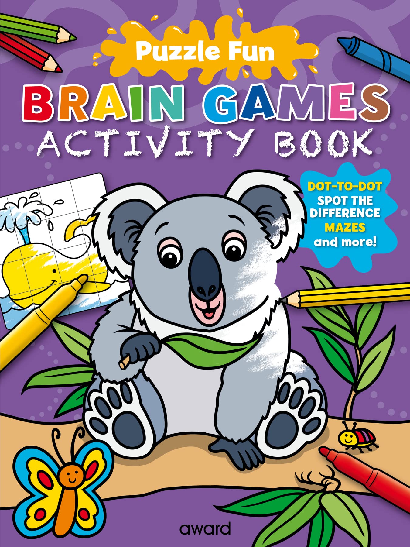 Puzzle Fun Brain Games: Koala (Activity Book) (Puzzle Fun: Thinking Skills)