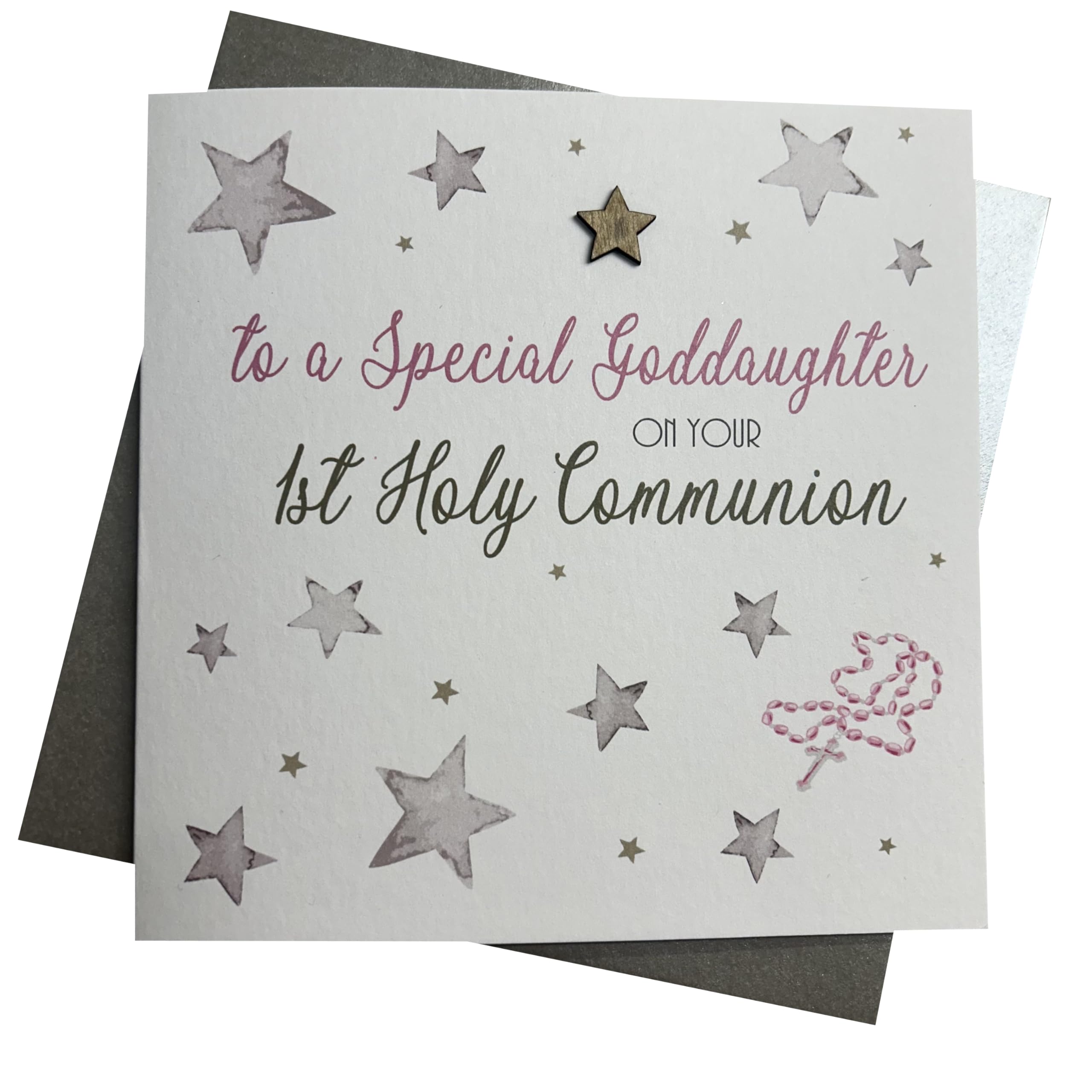 Girls Personalised 1st Holy Communion Sacrament Card - Definition