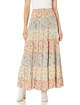★COYSEIO★【送料0/関税0】 FLOWER PINTUCK SKIRT 2colors FLOWER PINTUCK SKIRT CHARCOAL - coyseio