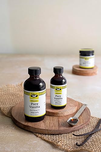 Miniatura 4 de Singing Dog Vanilla, Extracto de vainilla puro orgánico, botella de 4 onzas líquidas