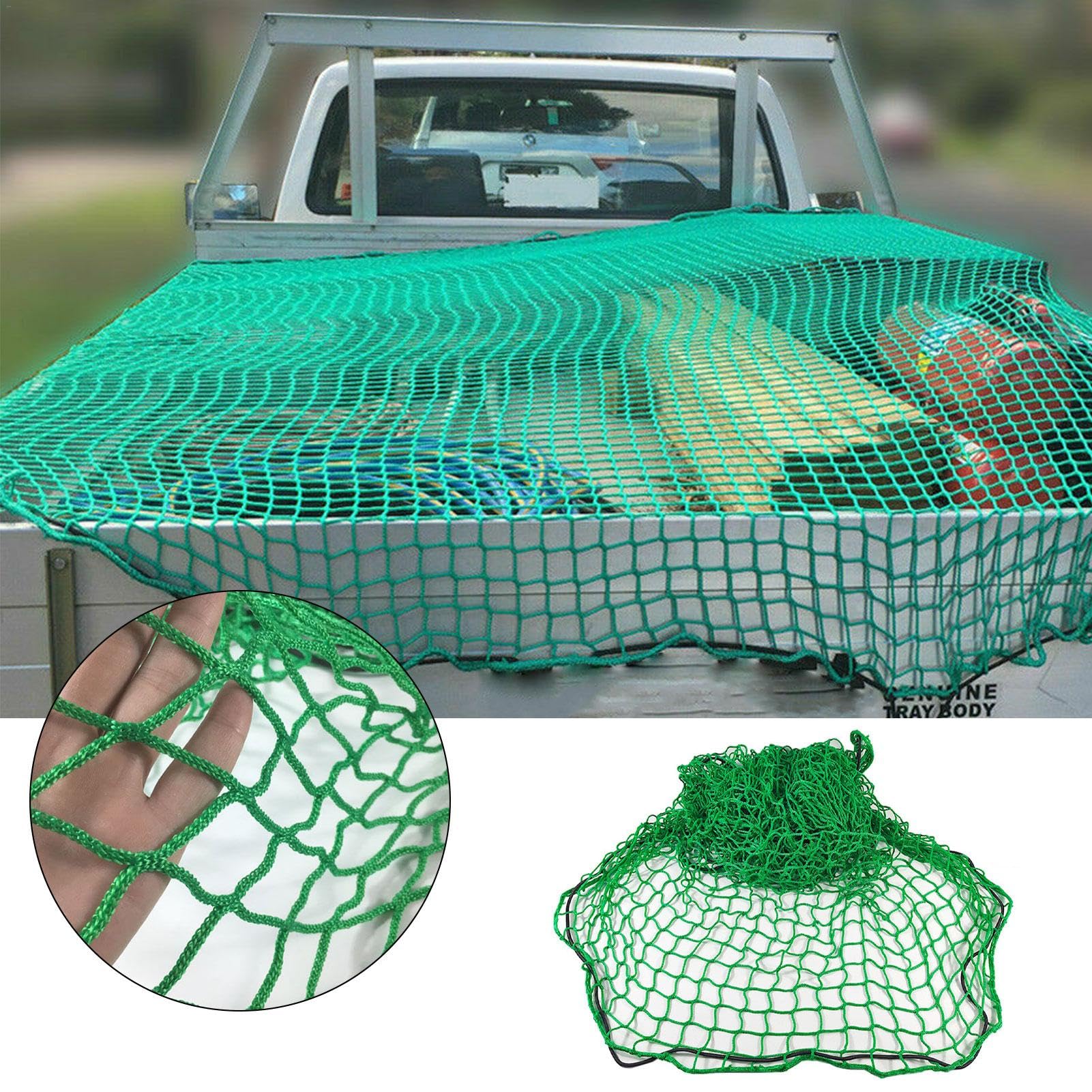 Rete per camion per carico | Rete elastica per bagagliaio auto – Rete | portaoggetti in nylon per camion e letti per attrezzature, scatole e mobili