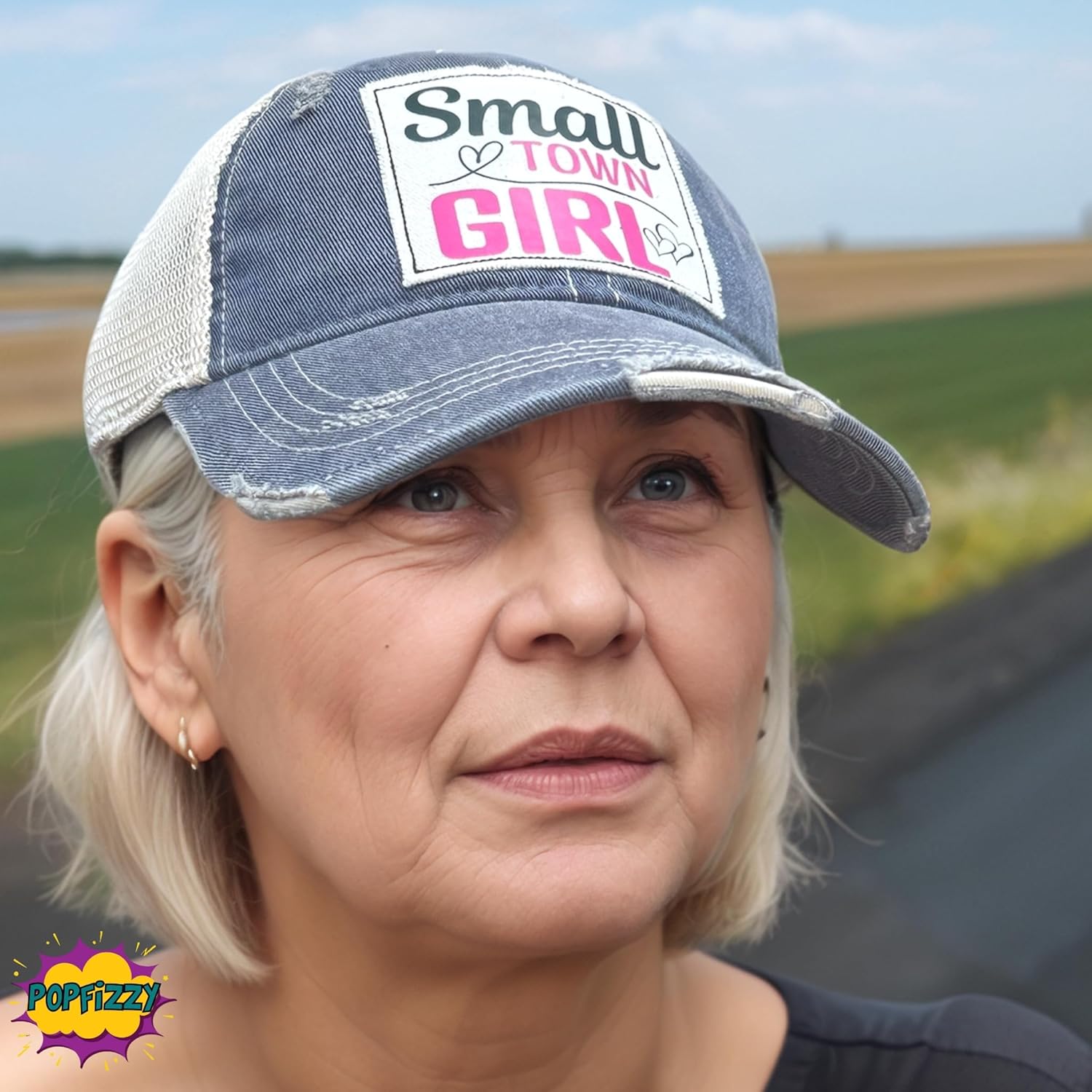 Popfizzy Funny Trucker Hats for Women and Men, Adult Humor Caps, Birthday Gifts for Men and Women, Distressed Baseball Cap
