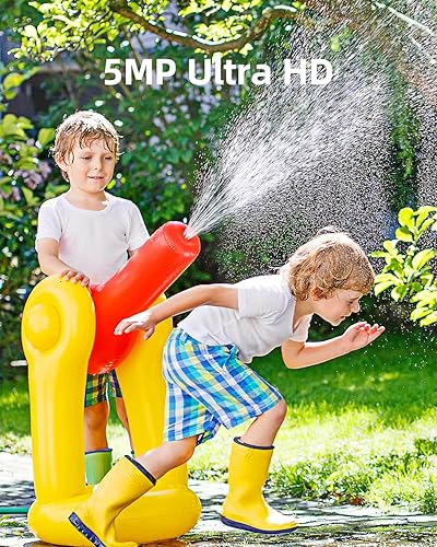 Miniatura 2 de Noorio B311 AI 2K+ Cámara de seguridad inalámbrica para interiorexterior, reconocimiento de mascotas, activada por movimiento, visión nocturna a