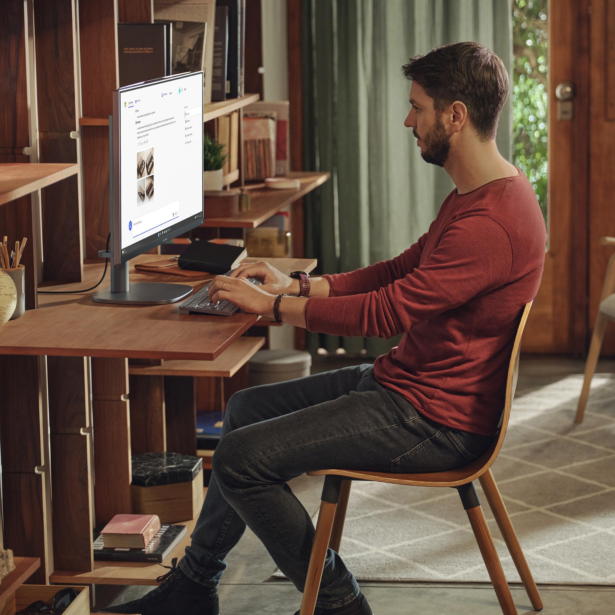 HP OmniStudio X All-in-One 27" 4K UHD (Procesador Intel Core Ultra 7 258V con IA, 32GB RAM, 1TB SSD, Gráficos Intel ARC, Windows 11 Home) Teclado QWERTY Español - Silver