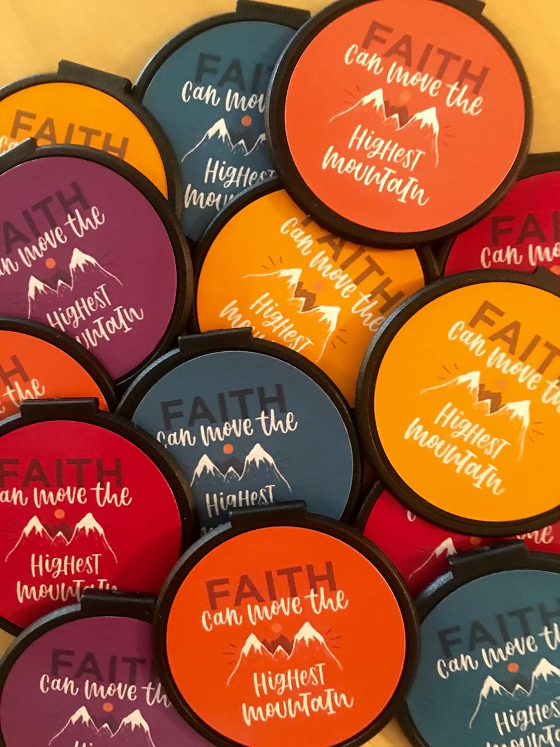 Religious Bookmarks (Set of 30) Faith CAN Move Mountains Bulk Bookmarks. Perfect