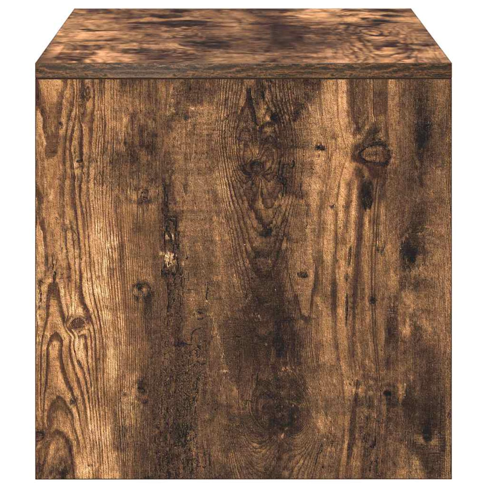 Gecheer TV-Schrank Räuchereiche 100x40x40 cm Holzwerkstoff, Fernsehschrank Fernsehtisch TV-Lowboard für Wohnzimmer Home-Cinema Gamerzimmer859122