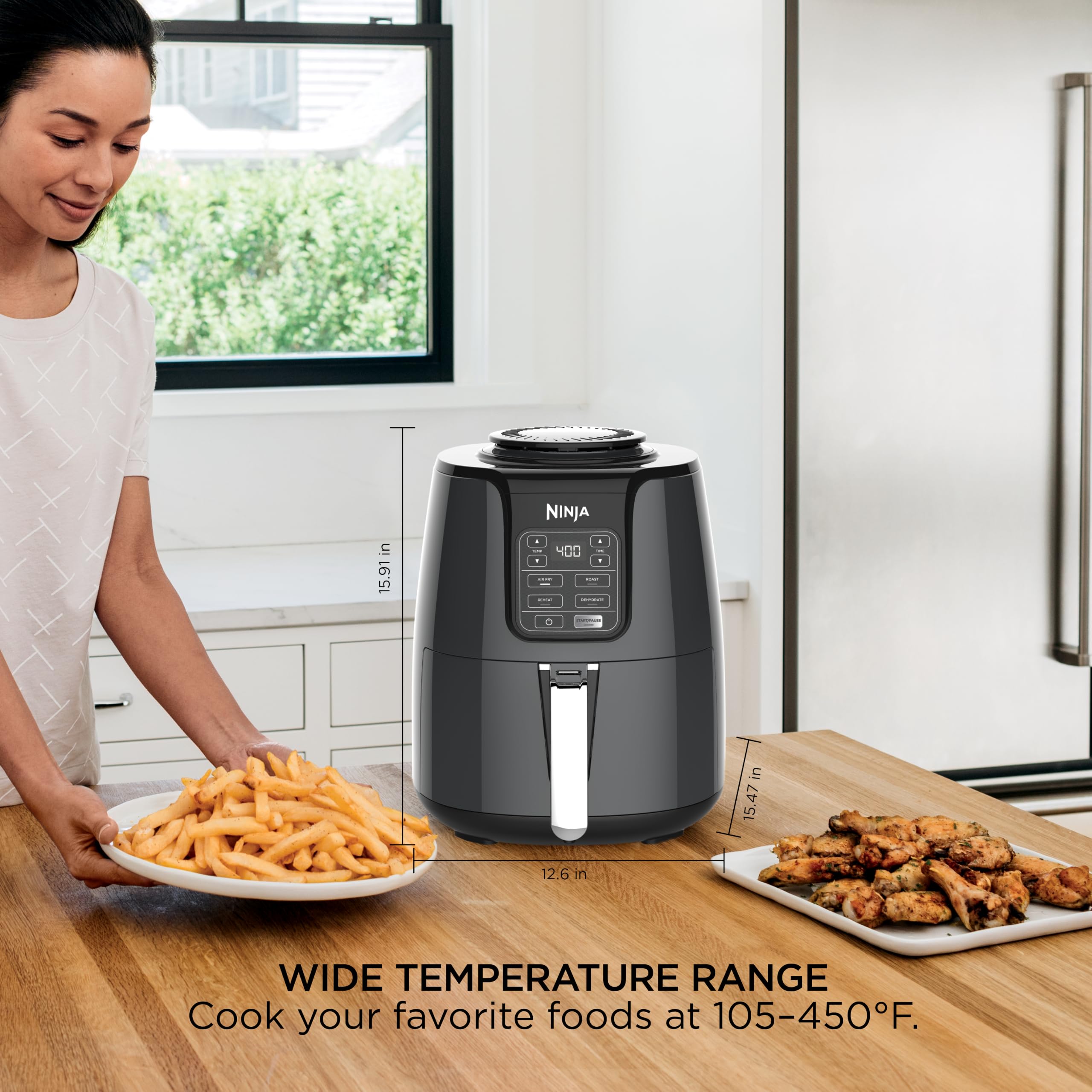 Amazon.com: Ninja Air Fryer | 4 QT Capacity | 4-in-1 Roast, Crisp