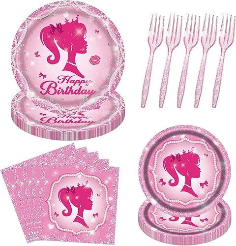 Miniatura 8 de Juego de vajilla de 96 piezas de platos y servilletas de sirena, suministros para fiesta de cumpleaños de sirena, decoración de fiesta de cumpleaños