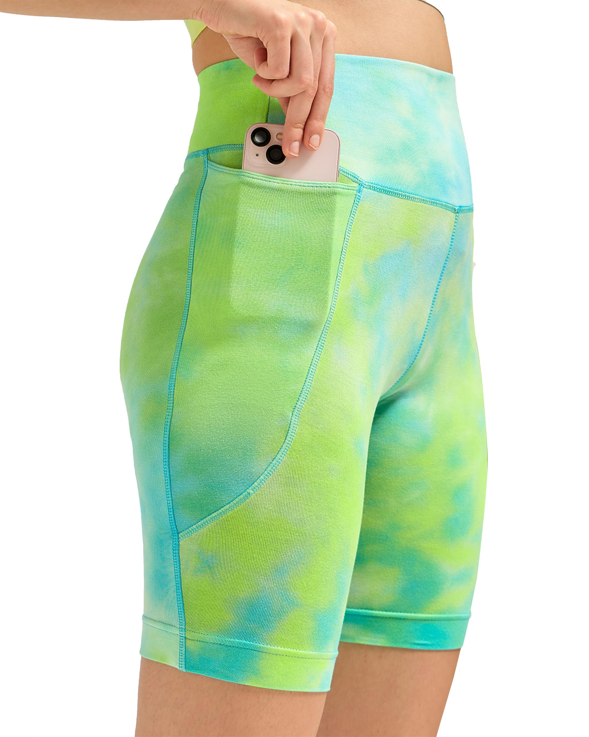 URBAN ADVENTURE High Waist Viscose Cycling Shorts for Women with Pocket – Stretchable Active Wear for Workout, Running & Yoga-image-5