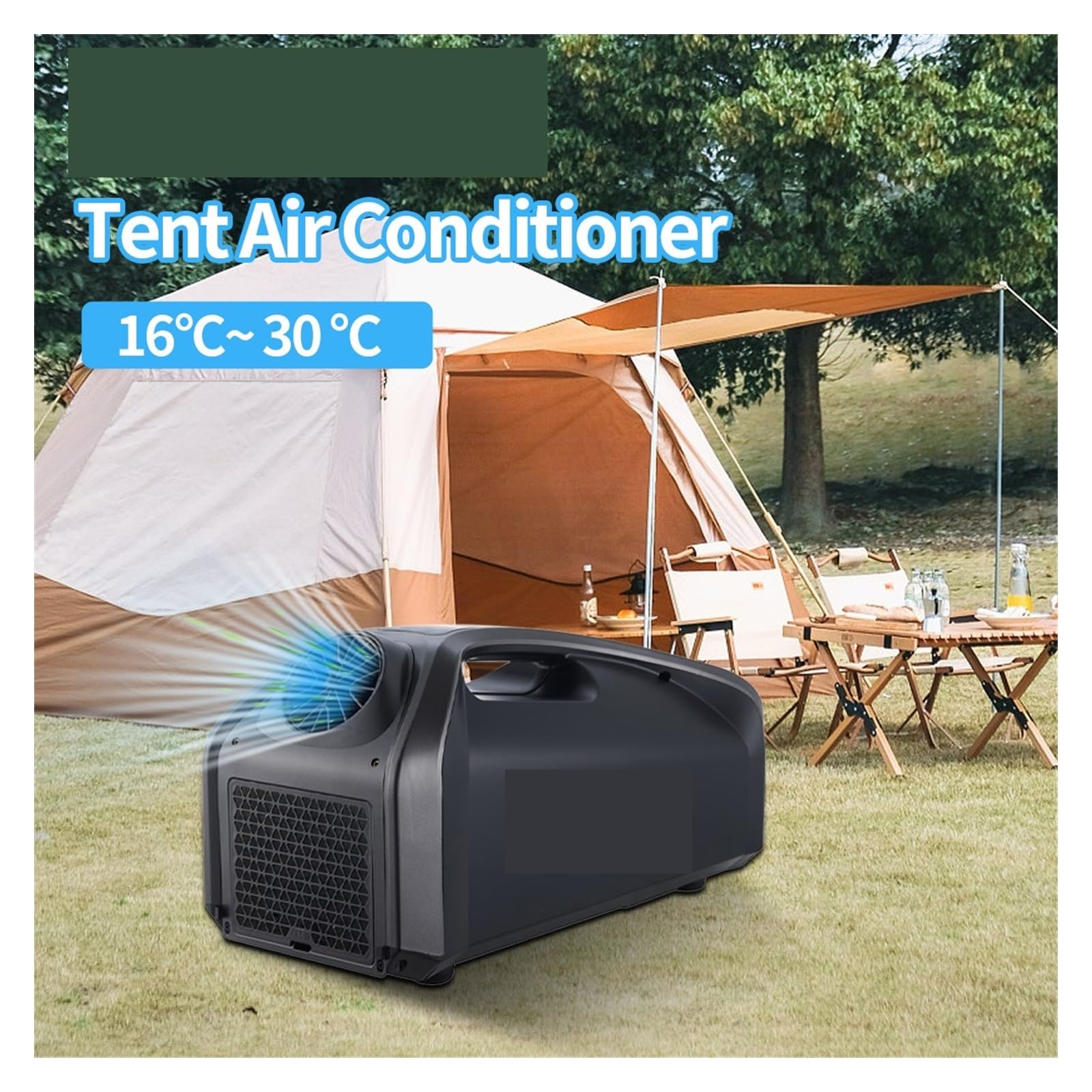 Klimatyzator do pojazdów kempingowych, Samochód elektryczny namiot klimatyzacja, 12V przenośny zewnętrzny klimatyzator kempingowy DC 24V dla Auto RV Camper Van