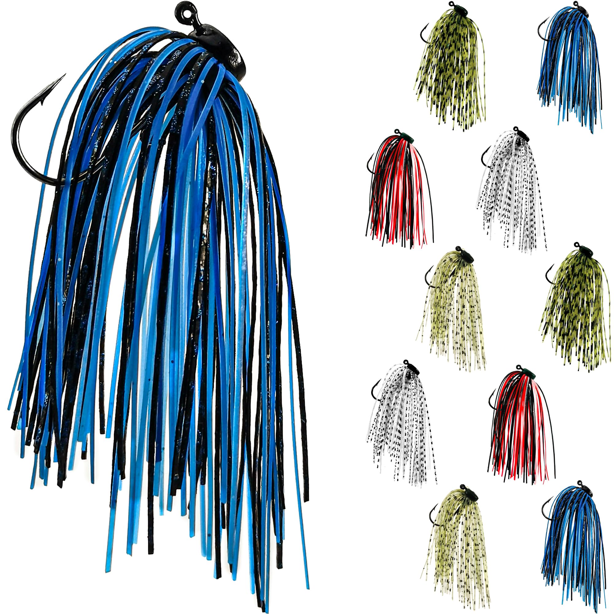 Amazon.com : VMSIXVM Ned Rig Jig Heads Fishing Lures, Ned Rigs Swim Jig ...