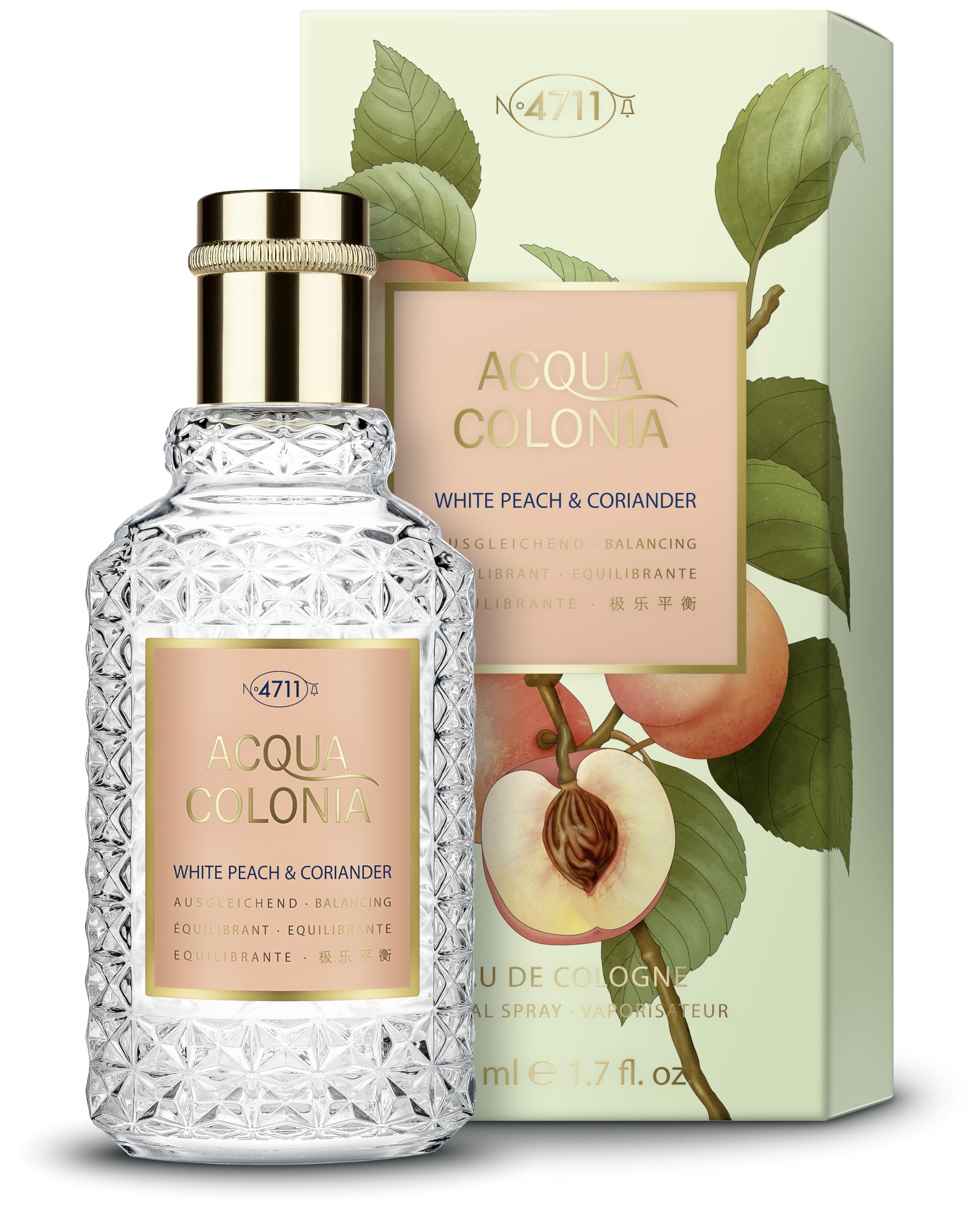 4711 ACQUA COLONIA White Peach & Coriander Eau de Cologne 50ml
