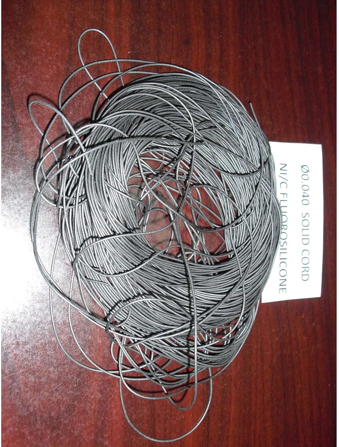 .053 O.D Solid Cord - Ni/C F. Silicone (ECR-215)