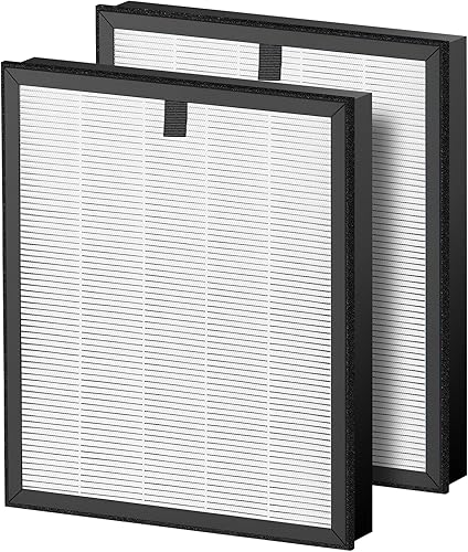 Miniatura 1 de H13 True HEPA - Filtro de repuesto para purificador de aire HQZZ-260, con filtro 3 en 1 para filtro de habitación grande, alergias, polen, humo,