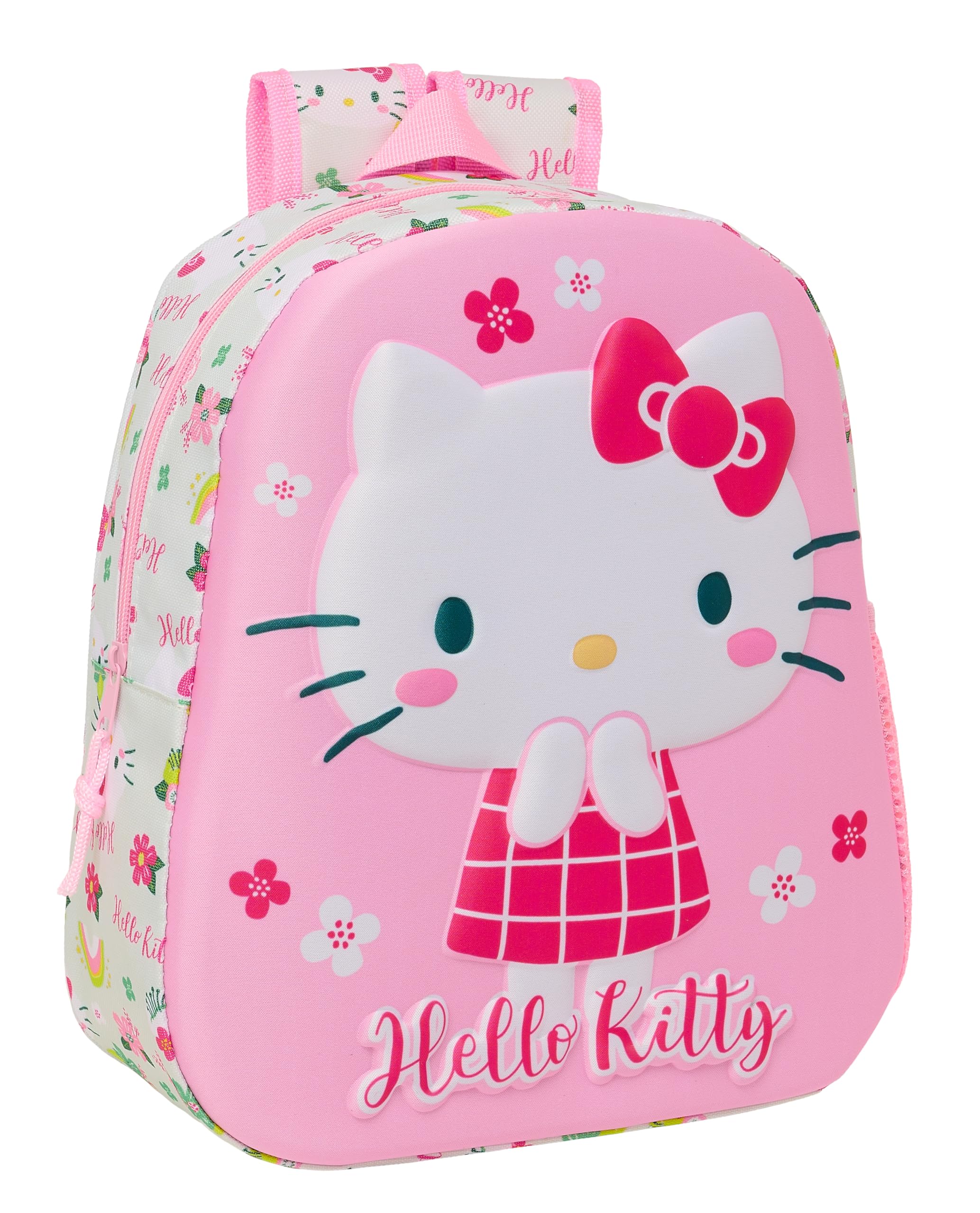 Safta M890a BATMAN - Mochila Escolar, con Diseño 3D, Adaptable a Carro, Ideal para Niños de Diferentes Edades, Cómoda y Versátil, Calidad y Resistencia, 27x10x33 cm, Color Negro Unisex niños