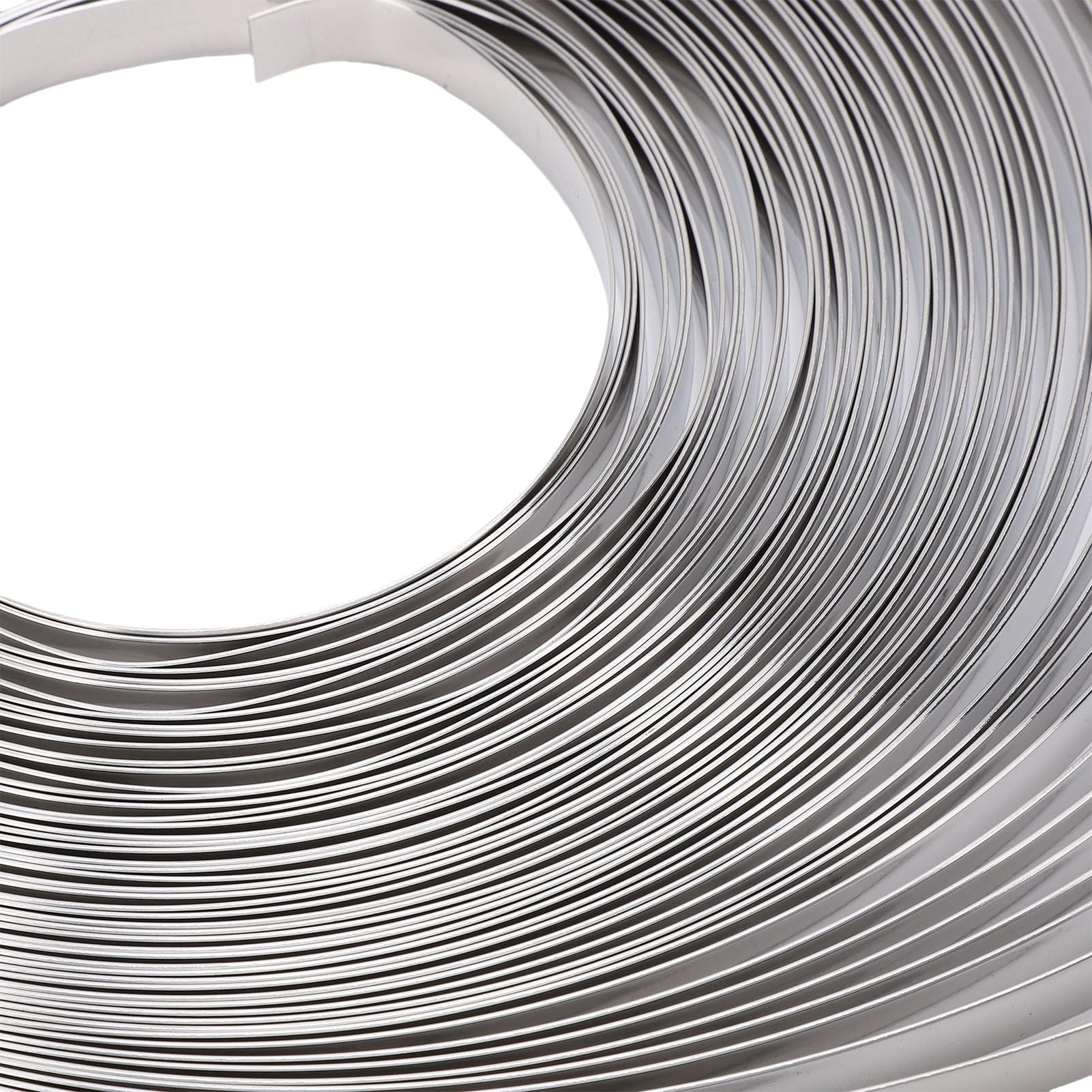 FTVOGUE Zestaw do Wiązania taśmą ze Stali Nierdzewnej, Zestaw do Wiązania Metalu 304 z Narzędziem Napinającym i 100 Klamrami, 1 2 Cale X 100 Stóp, 1700 Funtów, łączenia opakowań Wysyłkowych w