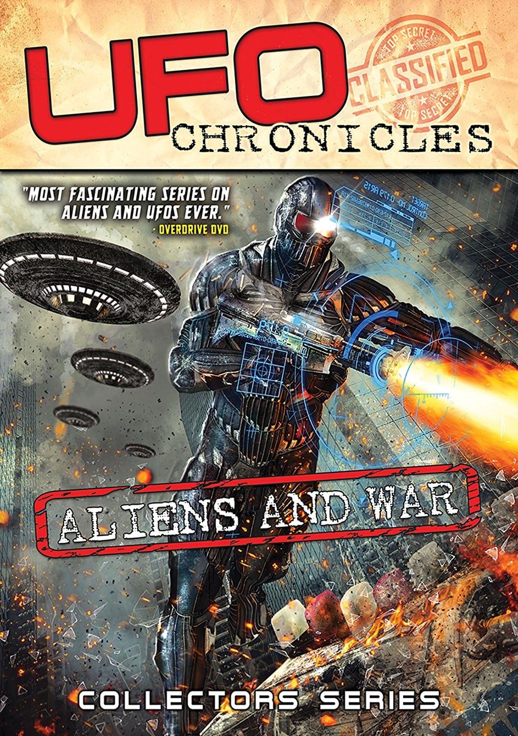 UFO Chronicles Aliens And War DVD 2018 en formato NTSC sobre conspiraciones militares