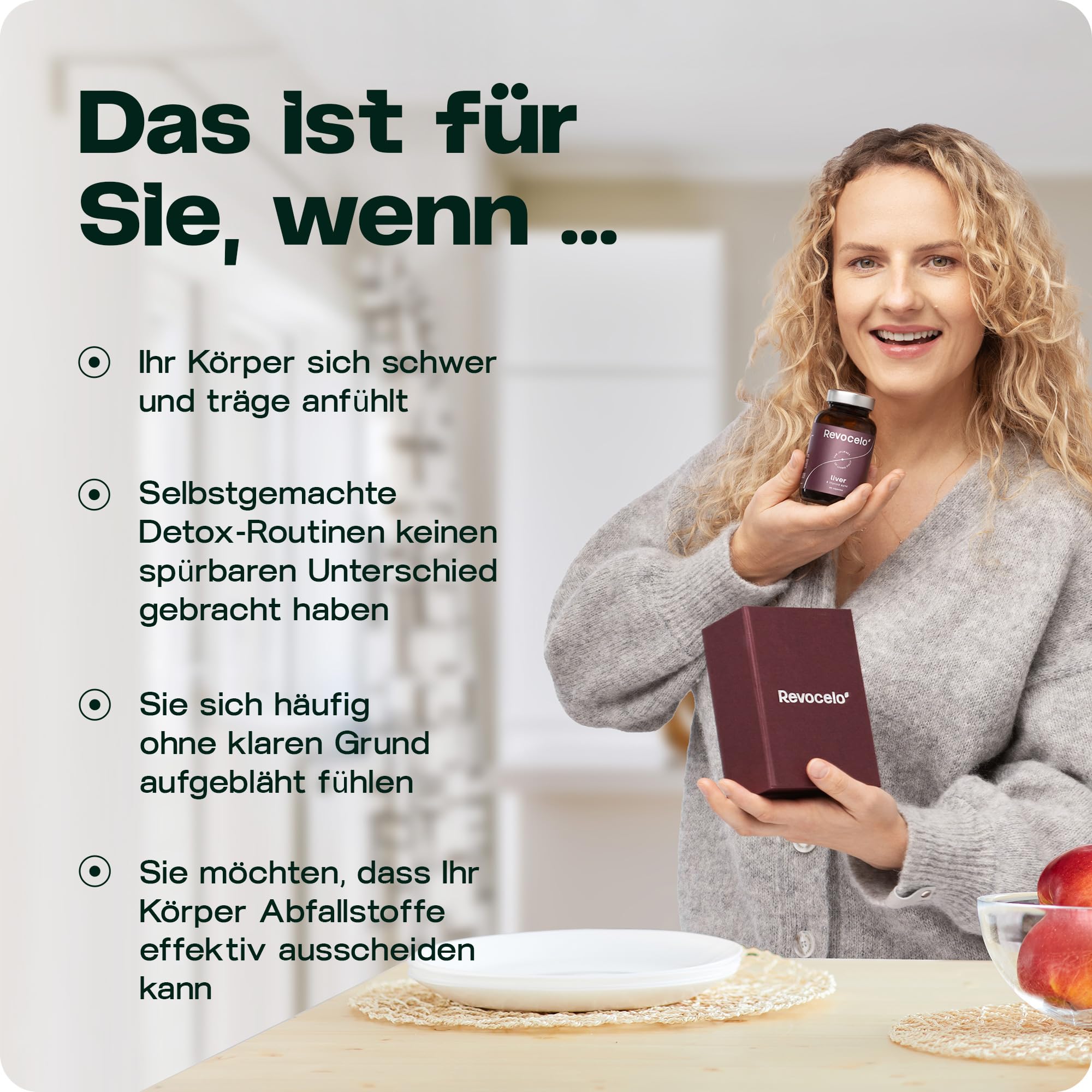 Leber-Komplex mit TUDCA | Schilddrüsen-Umwandler Formel + liposomales Glutathion, Cholin und Selen - produziert in Europa - 60 Kapseln