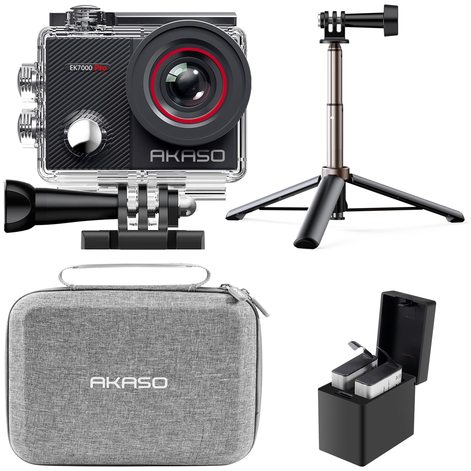 Amazon | AKASO EK7000 Pro アクションカメラ 4K 2000万画素