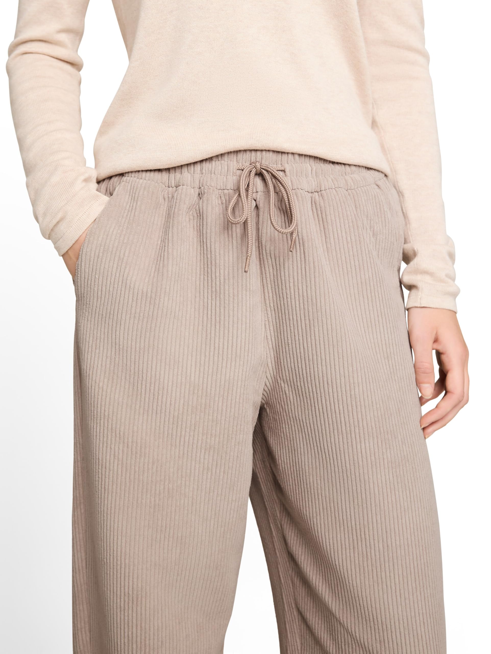 Tom Tailor Damen Barrel Fit Hose aus Cord 1053009
