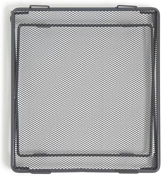 U Brands Magnetic Locker Accessory Kit With Shelf, Charcoal Gray, Set Of 6 Pieces