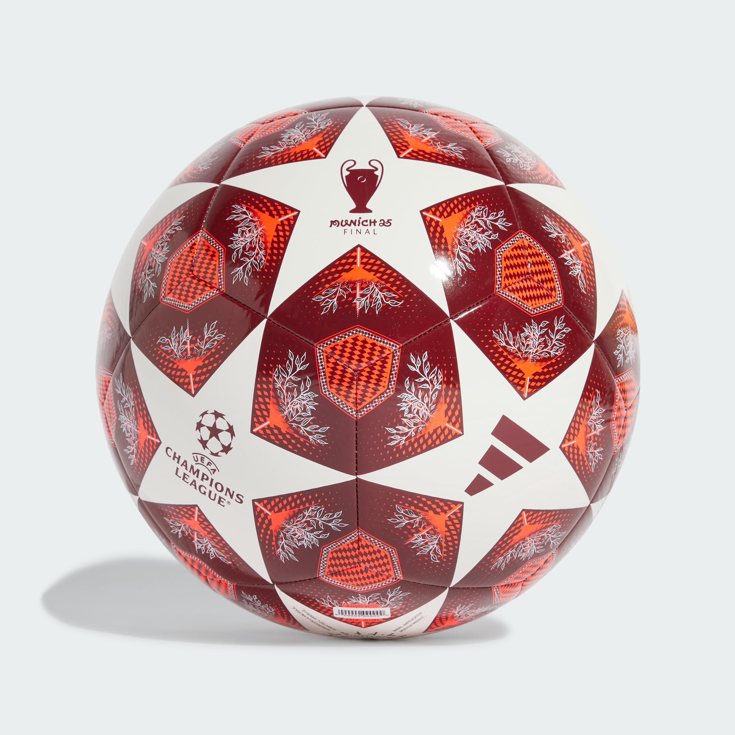 adidas UEFA Champions League Club Ball JH1284, Unisex Footballs, Red, 3 EU
