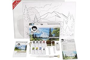 19-Piece Master Bob Ross Wet-on-Wet Essential Paint Set