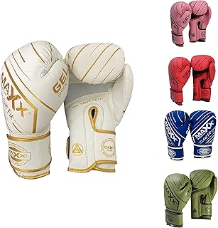 MAXX New Boxing Gloves MMA Training Fight Sparring Boxing Glove Adjustable Strap Best for Boxing Mma Training Equipment, Punching, Sparring Pads Mitts for Muay Thai, 4-16 Oz