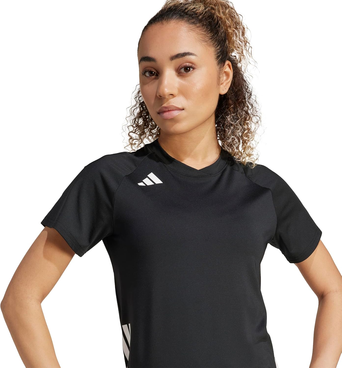 adidas Womens Hilo Short Sleeve Volleyball Jersey - Image 5