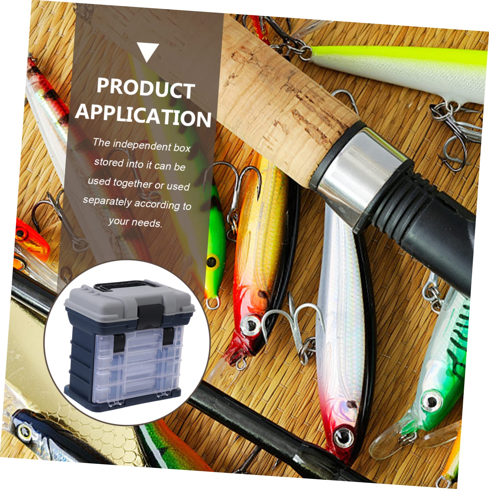 BESPORTBLE 1Pc Box Scatola da Pesca Mini Cassetta degli Attrezzi Mini Contenitori Cassetta degli Attrezzi per Bambini Perline Scatola Organizzatore Bass Tackle Box Cassetta degli Attrezzi