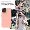 YATWIN Silicone Back Case for iPhone 11 Pro, Soft-Touch Phone Back Cover for Apple iPhone 11 Pro - Pink gallery image