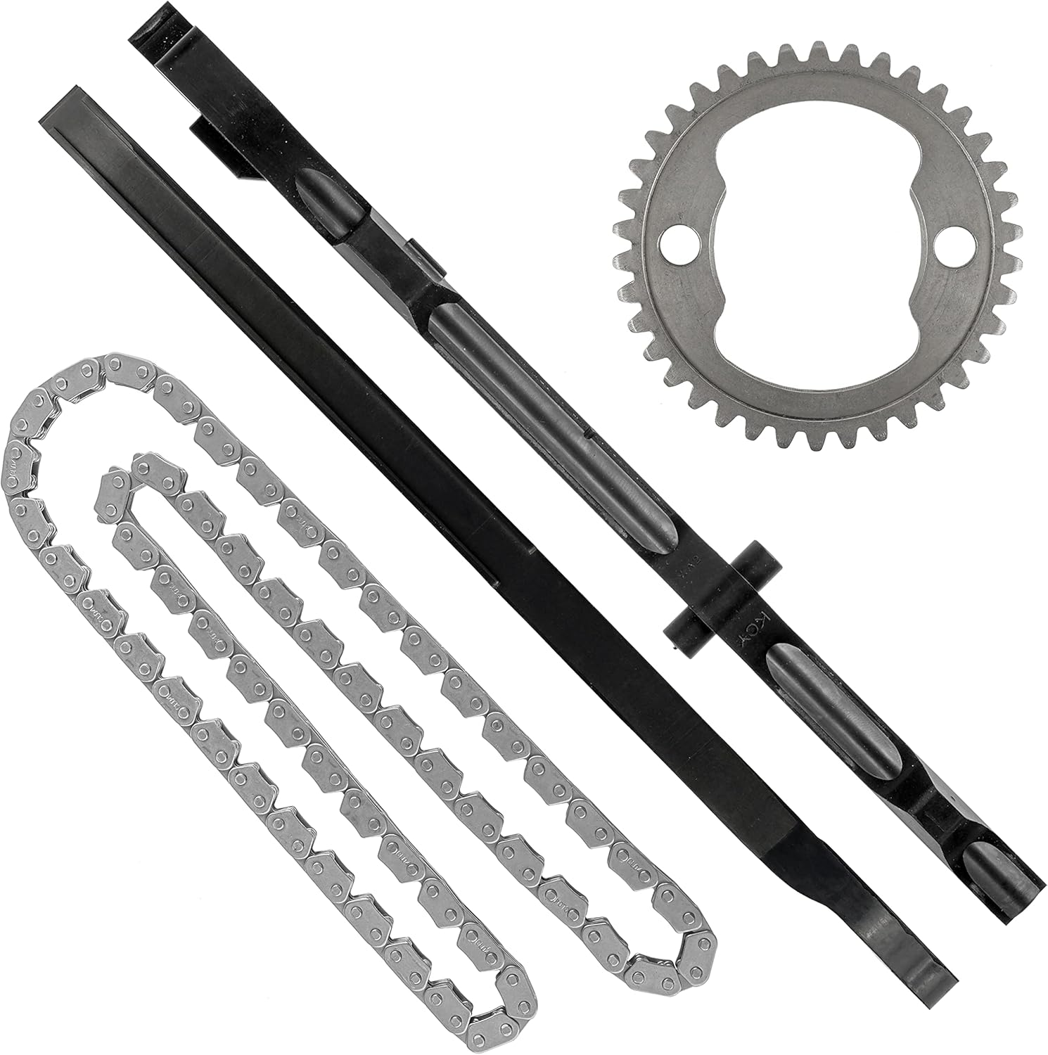 Caltric Cam Timing Chain with Guide Sprocket Compatible with Honda Sportrax 400 TRX400EX 2x4 1999 2000 2001 2002 2003 2004 2005 2006 2007 2008