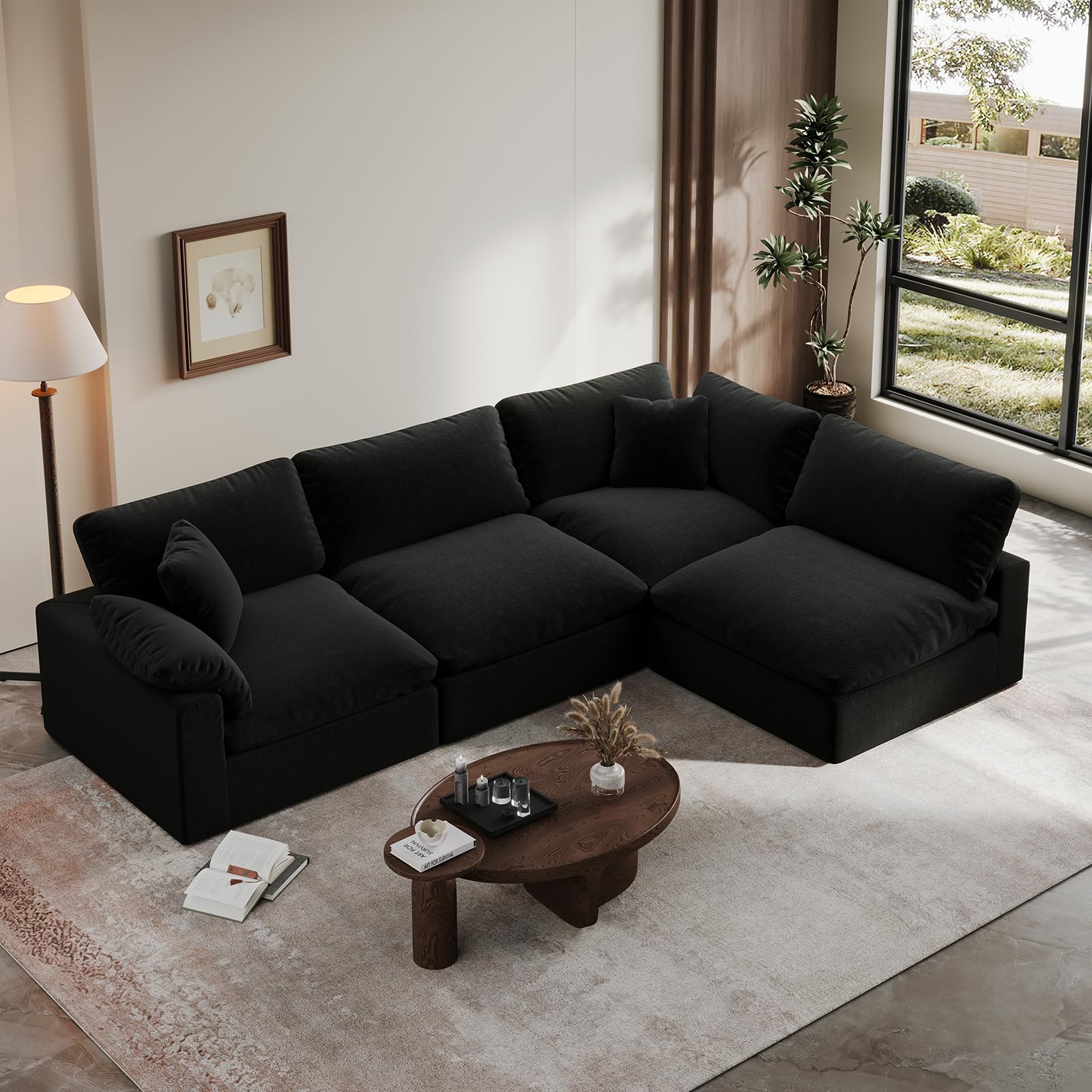 Amazon.com: Lopzeho Oversized Cloud Sectional Couches for Living