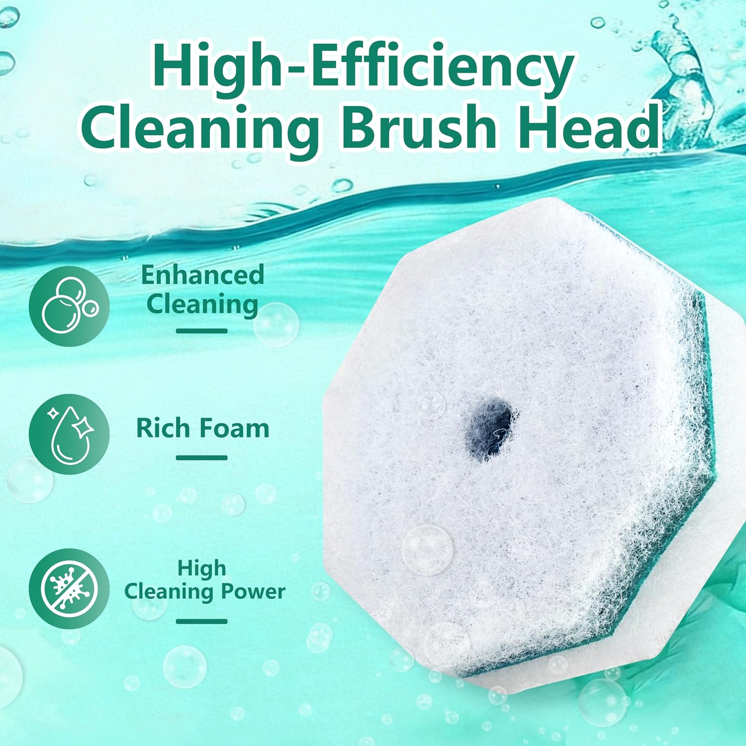 Disposable Toilet Wand with 42 Clorox Compatible Refills, Wall Mount T-oilet Bowl Holder Set, Toilet Scrubber Kit for Bathroom, Sink & Bathtub (Rainforest Scent) image 3