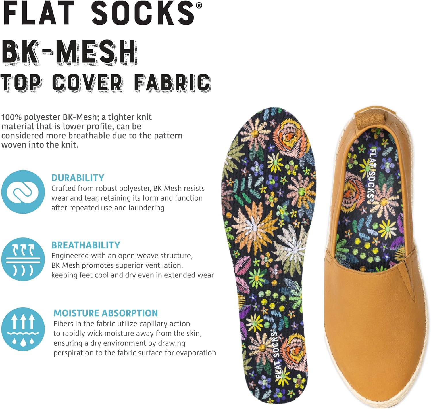 FLAT SOCKS No Show Socks, Sockless Shoe Liner, Washable Barefoot Shoe Insert