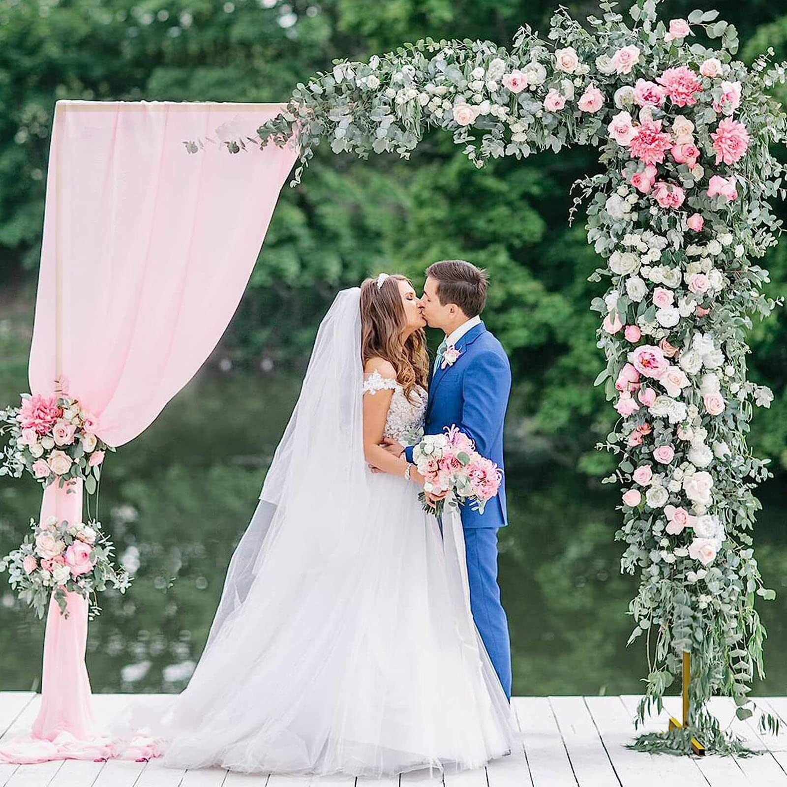 Amazon.co.jp: 鉄製アーチ、四角 ウェディングアーチ、1m 1.5m 2m 2.5m