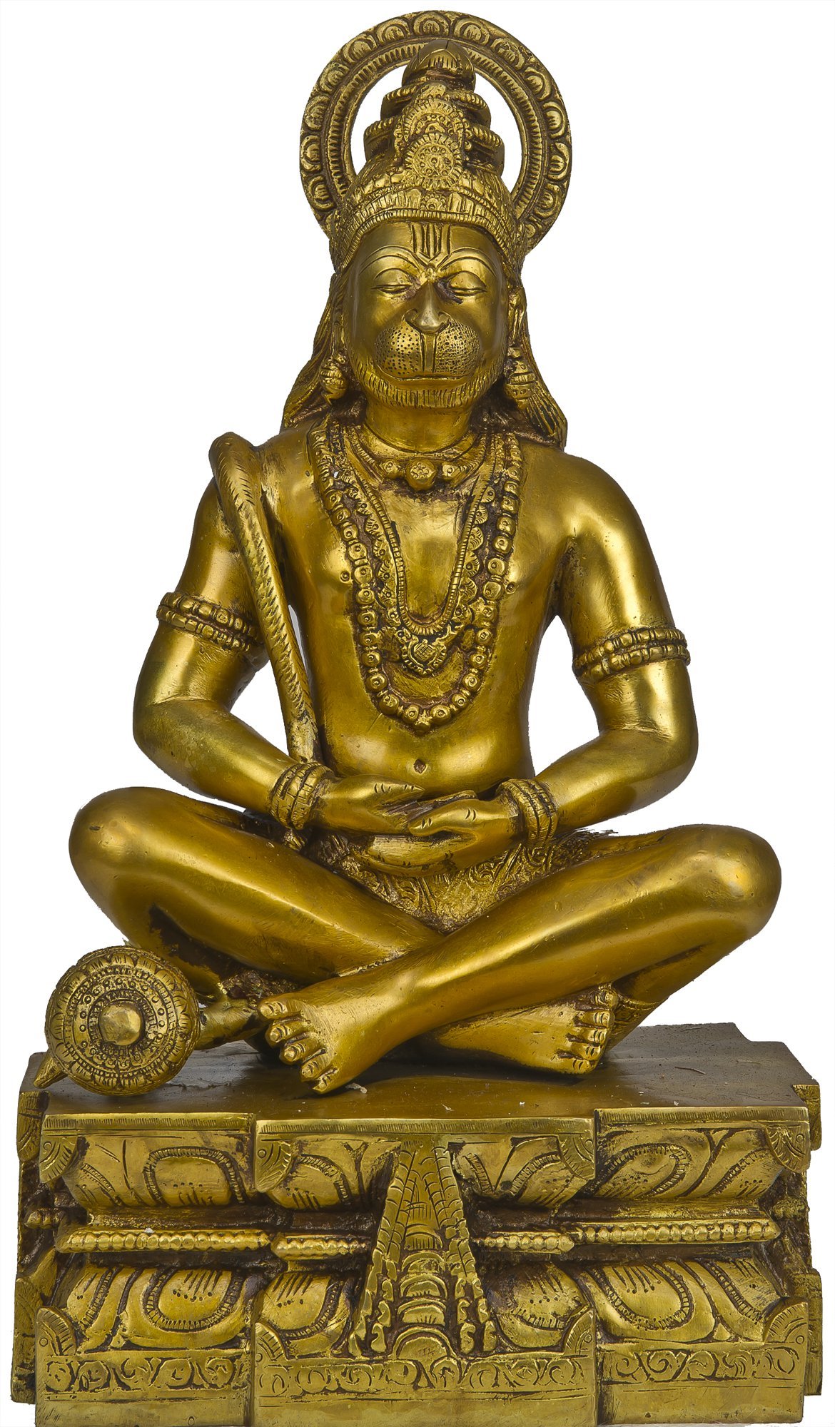 Statue Hanuman laiton pour rompre la monotonie de votre salon avec l'art indien