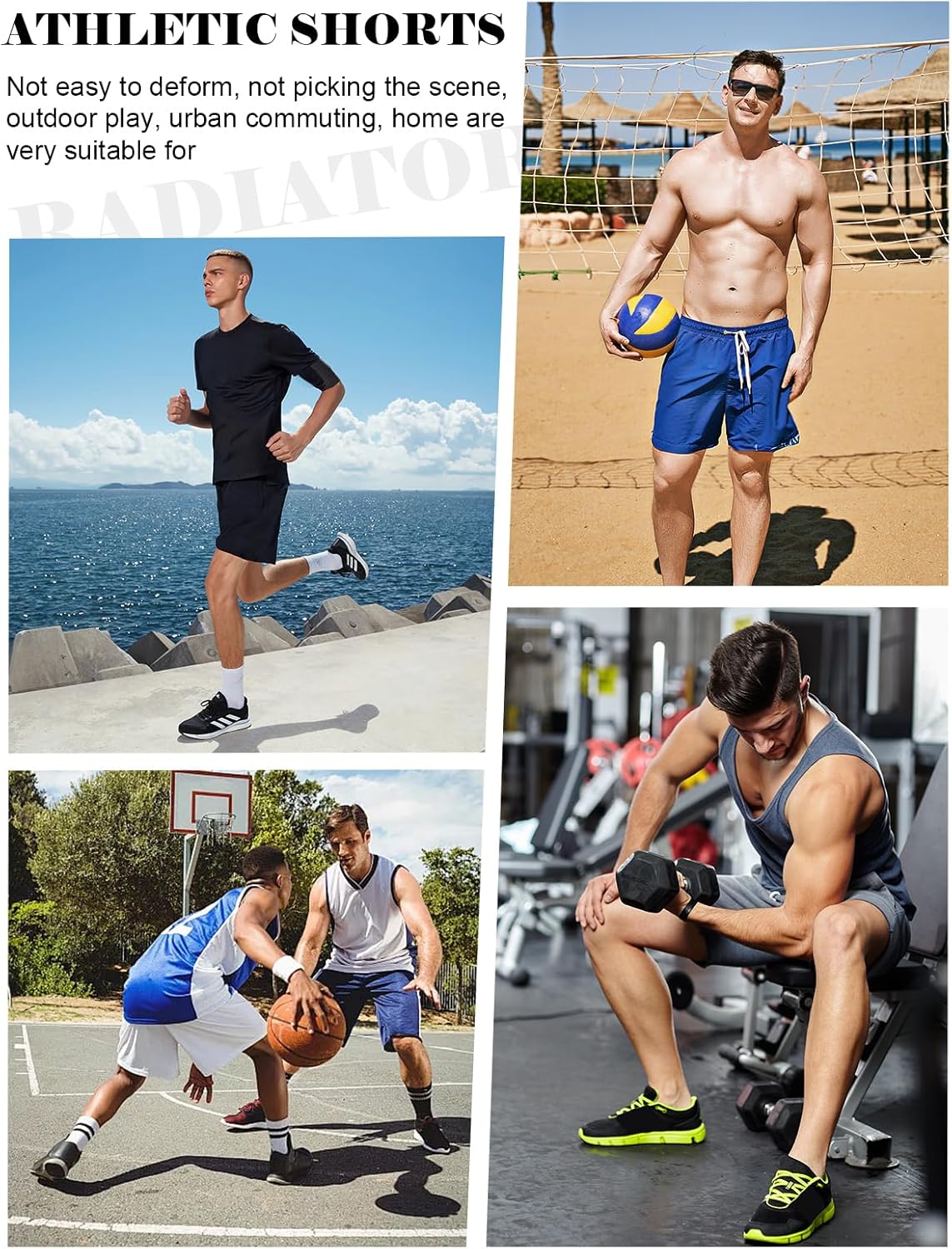 TXJ Sports Men's Athletic Shorts with Zipper Pockets 9" Running Shorts Men Quick Dry Gym Workout Short Lightweight - Image 6