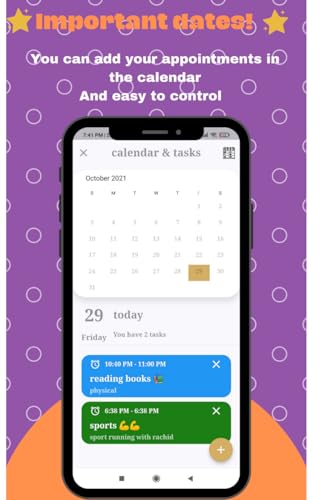 schedule, and daily tasks