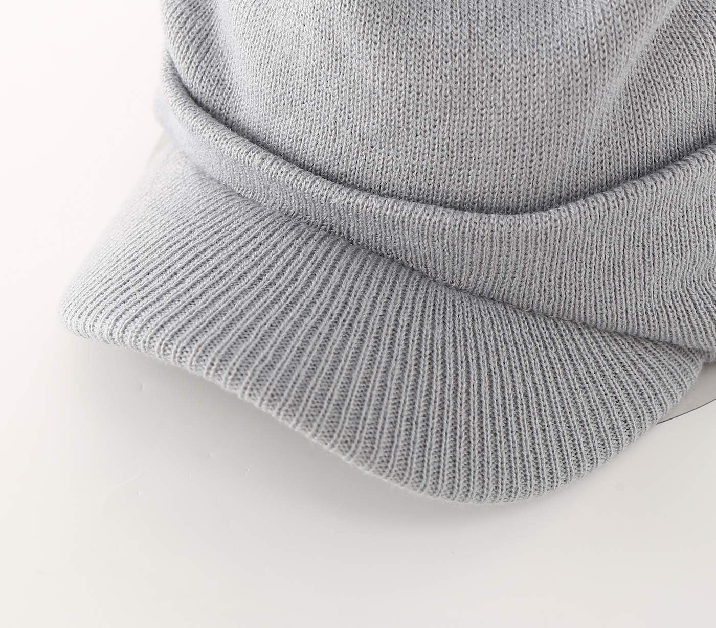 Home Prefer Men's Winter Beanie Hat with Brim Warm Double Knit Cuff Beanie Cap Watch Radar Hat - Image 5