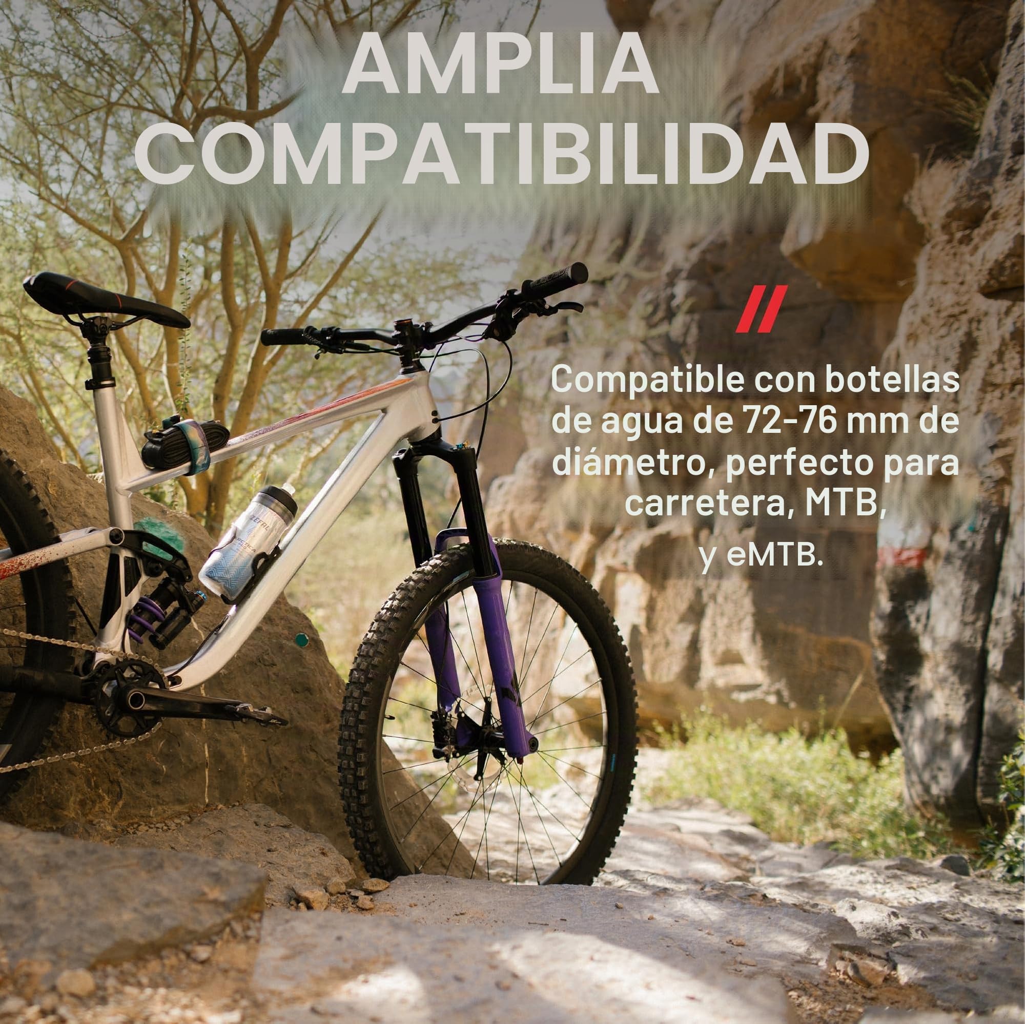 ZEFAL Pulse Z2 Portabidón Bicicleta - Introducción Lateral - Portabidones Bici & Mtb (Bicicleta de Montaña)