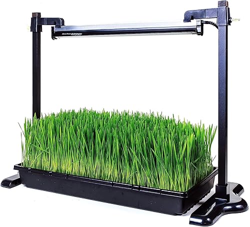 Miniatura 5 de SunBlaster Soporte de iluminación ajustable de aluminio con recubrimiento de polvo universal con bandeja de cultivo de plantas de alta resistencia,