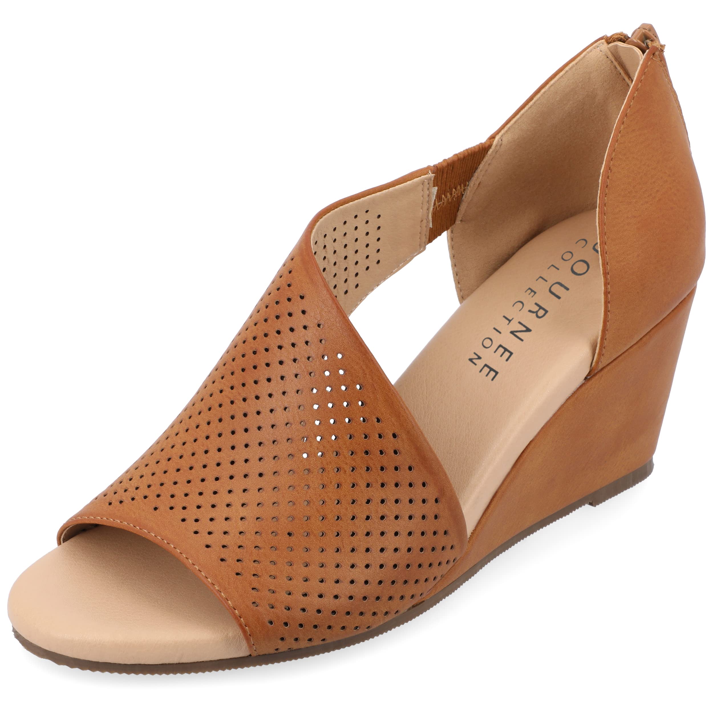 Journee Women's Comfort Foam Aretha Wedge Sandals