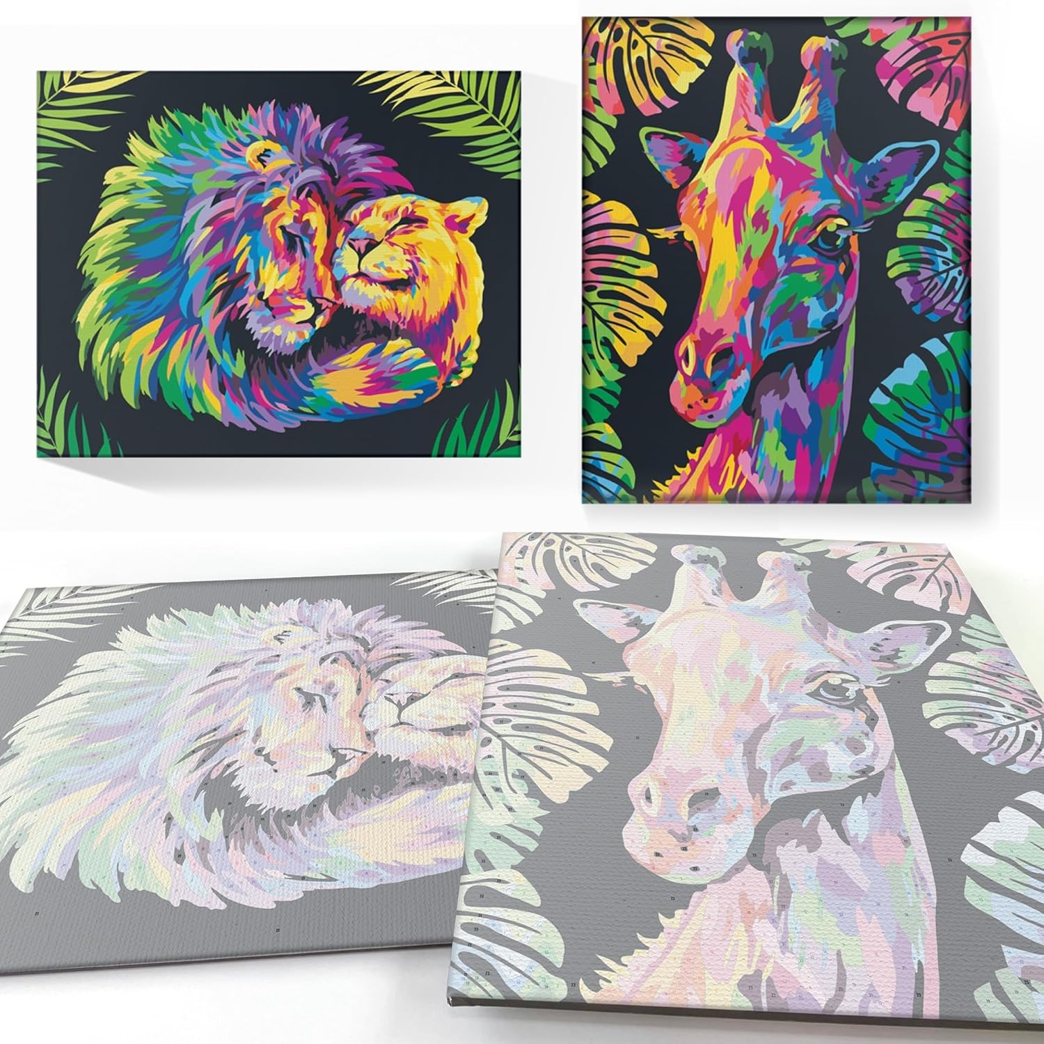 ArtSkills Paint by Number for Adults 2Pack, 16” x 20