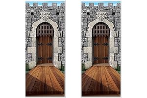 Beistle Plastic Castle Door Covers: The Enchanted Entrance to Medieval Festivities